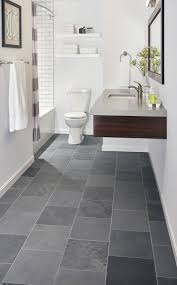 Shop wayfair for all the best gray floor tile. Montauk Blue Slate Gray Tile Bathroom Floor Slate Bathroom Tile Slate Bathroom Floor