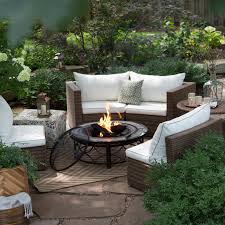 Coral Coast Albena Sofa Sectional 40 In Fire Pit Chat Set Www Hayneedle Com Fire Pit Patio Set Fire Pit Chat Set Conversation Set Patio