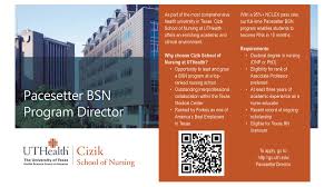 Check spelling or type a new query. Cizik School Of Nursing At Uthealth On Twitter Cizik School Of Nursing At Uthealth Is Seeking A Program Director For Our Pacesetter Bsn Program See Details Below And Apply At Https T Co Kbbtvojrz8 Ciziknursing
