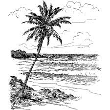 Scene Builders Beach Drawing Landscape Drawings Beach Illustration