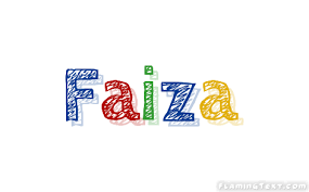 The name faiza is of arabic, swahili origins, which means it has more than one root, and is used in more than one countries and different languages of the world, especially african countries, arabic. Faiza Logo Free Name Design Tool From Flaming Text