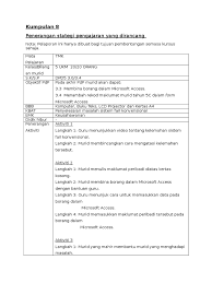 Kalau dapat antrean depan kan bisa lebih cepat selesai. Lesson Plan Tmk Tahun 5 Ms Access