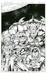 Fire From Heaven 2 In Ross B S Jim Lee Comic Art Gallery Room Fire from heaven sees stone and dehan attempting to solve a mystery which appears to be murder by aliens. ross b s jim lee comic art