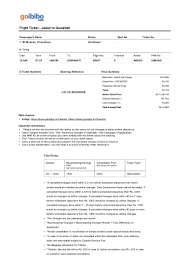 Indigo Flight E Ticket Print Out United Airlines And Travelling