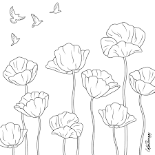In that post, you can find many simple coloring pages of flowers meant for children. The Sneakpeek For The Next Gift Of The Day Tomorrow Do You Like This One Big Realistic Flowers Free Coloring Pages Coloring Pages Colouring Pages