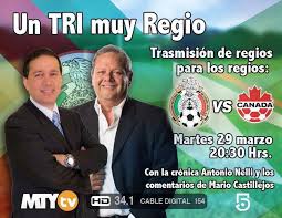 Jun 08, 2021 · este martes 8 de junio se celebra una jornada más de las eliminatorias mundialistas de la concacaf, y aquí te contamos el detalle de todos los partidos y resultados del día. Alberto Sandoval A Twitter Hoy Un Tri Muy Regio Mexico Vs Canada Por El Canal 34 Con Antonio Nelli Y Castillejos M Deregiospararegios Https T Co Jhnnfldtpy