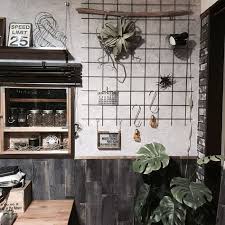 ニトリ モンステラ キセログラフィカ 換気扇の下部 フェイクグリーン 壁紙屋本舗 などのインテリア実例 2016 09 07 20 00 34 roomclip ルームクリップ インテリア 収納 模様替え 装飾のアイデア