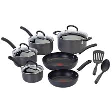 For awesome prices on the top trusted brands shop online at walmart.ca. T Fal Ultimate 12 Piece Hard Anodized Aluminum Nonstick Cookware Set In Black E765sc64 The Home Depot