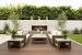 Modern Rectangle Outdoor Fireplace