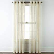They can bring the illusion of openness to a small room, or help direct attention to accent pieces. Jcpenney Home Lark Hemstitch Grommet Top Sheer Curtain Panel Curtains Sheer Curtain Panels Panel Curtains