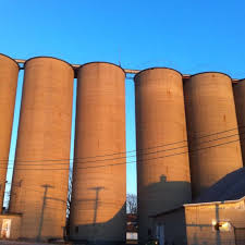 Grain Silos In Central Indiana Greensburg Indiana Vincennes Indiana