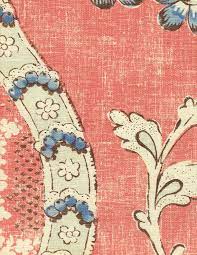 Riviere Enchantee In Saumon Quadrille Fabric Fabric Home Decor Fabric