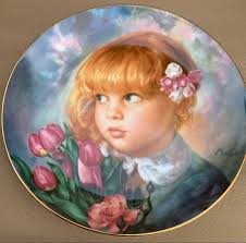 Julia By Mago Reflections Of Youth Series 1988 Collector's Plate NIB COA