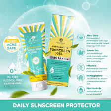 Azarine hydrasoothe sunscreen gel spf 45++++ contains 25 ingredients. Azarine Hydrasoothe Sunscreen Gel Spf 45 Pa Sun Shield Serum Spf 50 Pa Shopee Indonesia