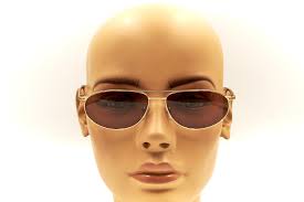 MARCO POLO by Metzler 3716 Vintage Double Bridge Gold Coated Designer  Sunglasses