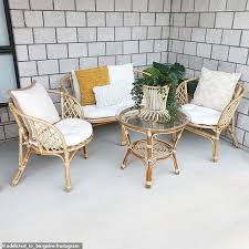 This is large outdoor daybed or bench. Bunnings Wicker Lounge Off 74