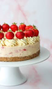 Chocolate cheesecake is a rich, creamy and chocolatey cheesecake recipe on top of a crunchy oreo crust! No Bake Strawberry White Chocolate Cheesecake Baker Jo