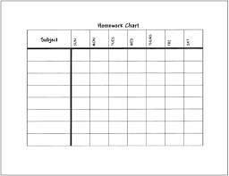 Homework Chart This Is The Homework Chart Homework