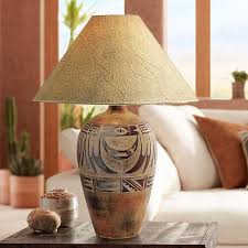 See more ideas about southwestern lamps, western native american indian southwestern sculpture table lamp by thomas kinkade sending a ray of light from the spirit of the southwest: Indian Marigold Handcrafted Southwest Table Lamp 3n814 Lamps Plus