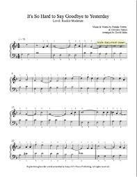 Explain your version of song meaning, find more of washed out lyrics. It S So Hard To Say Goodbye To Yesterday By Boyz Ii Men Piano Sheet Music Rookie Level Hard To Say Goodbye Sheet Music Boyz Ii Men