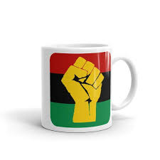 Pan African Flag Mug African American Black Pride Africa Black Lives Matter Blm Mug Peace Resist Political Politics Raised F Pan African Flag Mugs African
