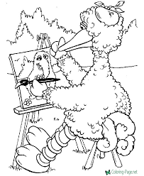 For boys and girls, kids and adults, teenagers … Big Bird Coloring Page 07
