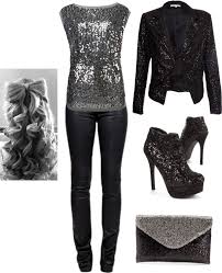 New Year S Eve Party Outfit I D Make The Blazer A Regular Black Blazer The Boots Just Black Leather Because All Tha Fashion Party Outfits Night Party Outfit