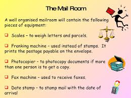 I hope you enjoyed the animation! Standard Grade Administration The Mail Room