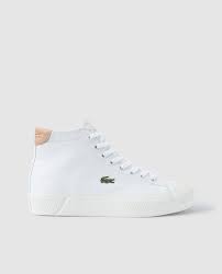 Voir plus d'idées sur le thème chaussure lacoste, lacoste, chaussure. Chaussures Montantes Femme Lacoste En Cuir Blanc Lacoste Mode El Corte Ingles