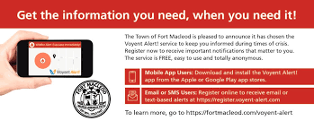 This provincial system can provide alerts to you whether in the foothills county area or throughout the province. Town Alert App Goes Live Town Of Fort Macleod