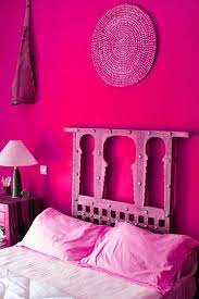 Cush And Nooks Shocking Pink Hot Pink Room Hot Pink Walls Hot Pink Bedrooms