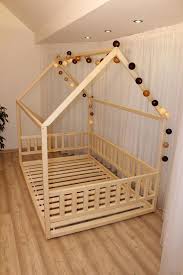 Toddler House Bed Montessori Floor Bed Teepee Bed Kid Bed Dessin Enfant Chambre Enfant Bricolage Enfant Jeux Enfant Pe In 2020 Toddler House Bed Kid Beds Floor Bed