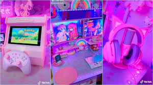Tiktok Kawaii Things You Should Buy Pinksetup Aesthetic Stuff Gaming Setup Part7 Youtube