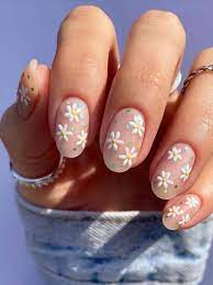 The first almond nails on our list comes from our editor herself. Beautiful Flower Nails Design With Short Almond Nail Shape You Can Try 2021 Latest Fashion Trends For Girls