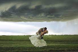 Very pleased, very professional and worked very to get the best pictures possible, well worth it. West Texas Couple Take Breathtaking Wedding Photos Under Beautiful Storm Clouds