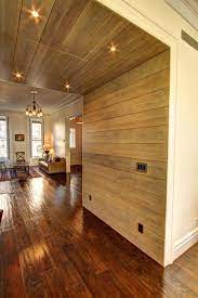 Hardwood Floors Wood Panel Wall And Ceiling With Recessed Lighting Cleaning Wood Floors Home Design