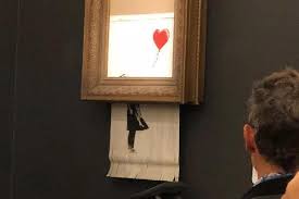 Find the latest political, economic and cultural updates and interesting stories on the capital of great britain on our website. A Famous Banksy Self Destructs Live As Sotheby S Contemporary Art Sales Fetch 91 5 Million In London Artnet News