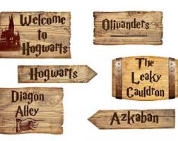 Harry Potter Party Decorations Wall Signs Hogwarts Inspired Harry Potter Room Decor Printabl Harry Potter Party Decorations Hogwarts Sign Harry Potter Sign