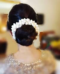Short hairstyles look fresh, fabulous and fashionable. 20 Breezy Low Bun Hairstyles With Gajra Bridal Hair Buns Hairdo Wedding Low Bun Hairstyles