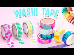 Como Hacer Washi Tape Crea Tu Propia Papeleria En Casa Cinta Adhesiva Decorativa Youtube En 2020 Manualidades Washi Tape Ideas Manualidades Para Regalar
