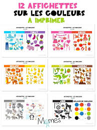 Affiches Sur Les Couleurs Apprentissage Des Couleurs Activites De Couleur Couleur Montessori