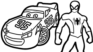 Maybe you would like to learn more about one of these? Lightning Mcqueen Monster Truck And Spiderman Coloring Pages Spider Man Coloring Pages Coloring Pages For Kids And Adults