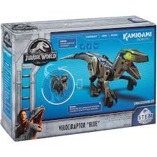 Jurassic World Kamigami Stem Velociraptor Blue Robot Figure 2 4 Ghz Jurassic World Jurassic Jurassic World Fallen Kingdom
