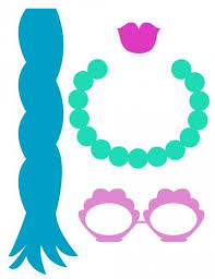 Birthday Photo Booth Props Printable Templates Free Photo Booth Prop Printables From The Paper Dolls Shoppe Photo Booth Printables Mermaid Photo Props Party Printables Free