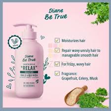 Diane Be True Damage Repair Healthy Shampoo Treatment Conditioner 400ml  Rambut Kering Rusak