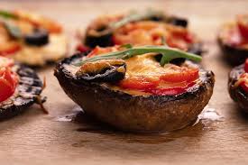 In a bowl, mix together the chicken, 1 tsp oil, garlic salt, dill, and parsley. Caprese Portobello Mushrooms Recipe This Easy Portobello Mushroom Recipe Will Transport You To The Mediterranean Vegetarian 30seconds Food