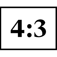 It is commonly expressed as two numbers separated by a colon, as in 16:9. 4 3