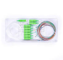1x8 PLC (Planar Waveguide Circuit) Fiber Optic Splitter (SM)