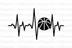 Download Basketball Heartbeat Graphic By Cutfilesgallery Creative Fabrica PSD Mockup Templates