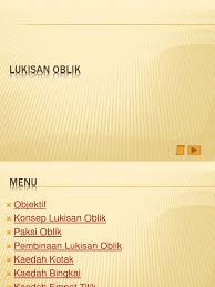 Share to twitter share to facebook. Lukisan Oblik
